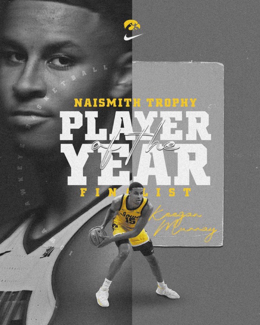KenyonMurray_'s tweet photo. There must be something in the Carver Hawkeye Arena water! Congratulations to both of these deserving Hawkeyes! https://t.co/t70uvbr6nu