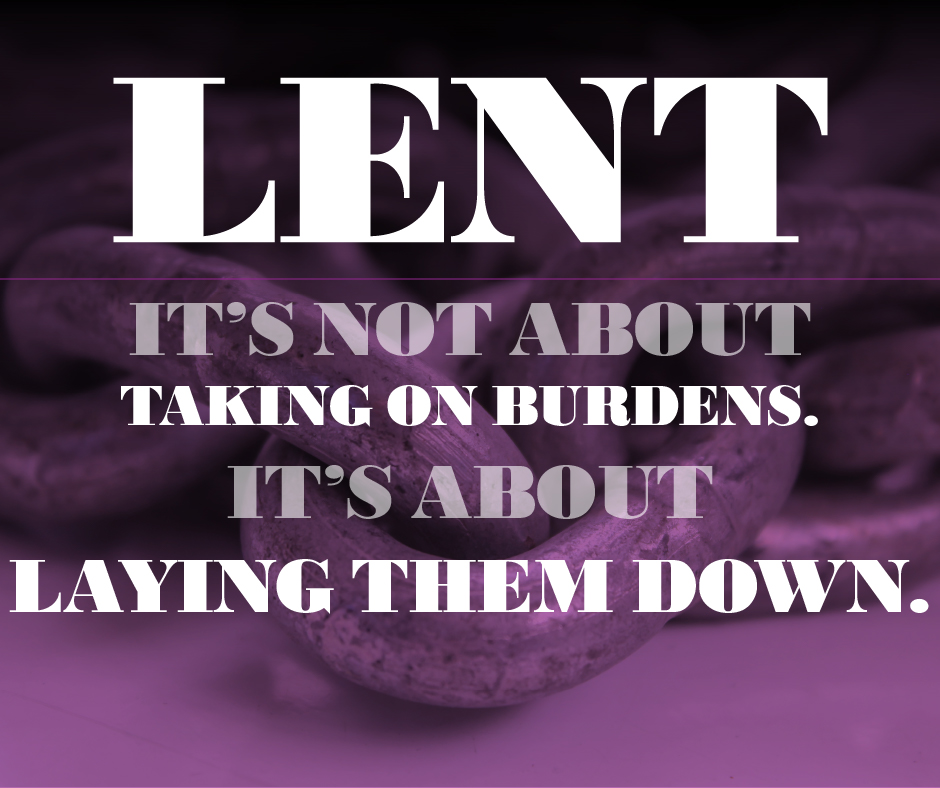 hscparish's tweet photo. By letting go of earthly things, we make more room for God to act. When we put down the chains of vice and attachment, God moves in. https://t.co/BYRcgIrHVb