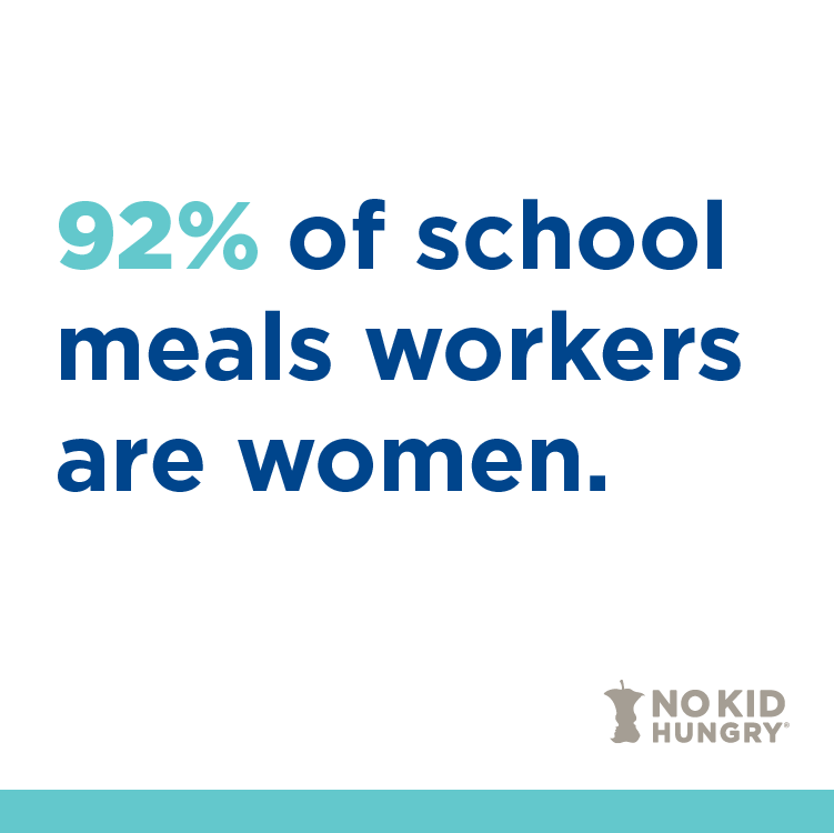 nokidhungry's tweet photo. Thank you to every single school meal worker who puts in the time, dedication and love to providing for students. We see you, we respect you and we appreciate you - keep making history! 

Happy #WomensHistoryMonth to all! #schoolmealsforall #antihunger https://t.co/neGyuVNNac