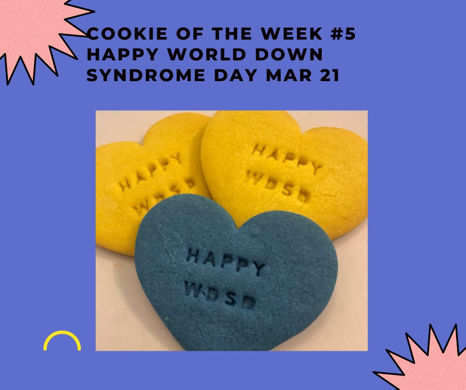 Trisomy21Momma's tweet photo. I know it’s a day late, but I still have to do the cookie of the week! These may be simple sugar cookies, but they full of buttery goodness! I make them every year to celebrate World Down Syndrome Day! #MissACookies #WDSD2022 #sugarcookies #CookieoftheWeek https://t.co/kqftQ7Tcbz