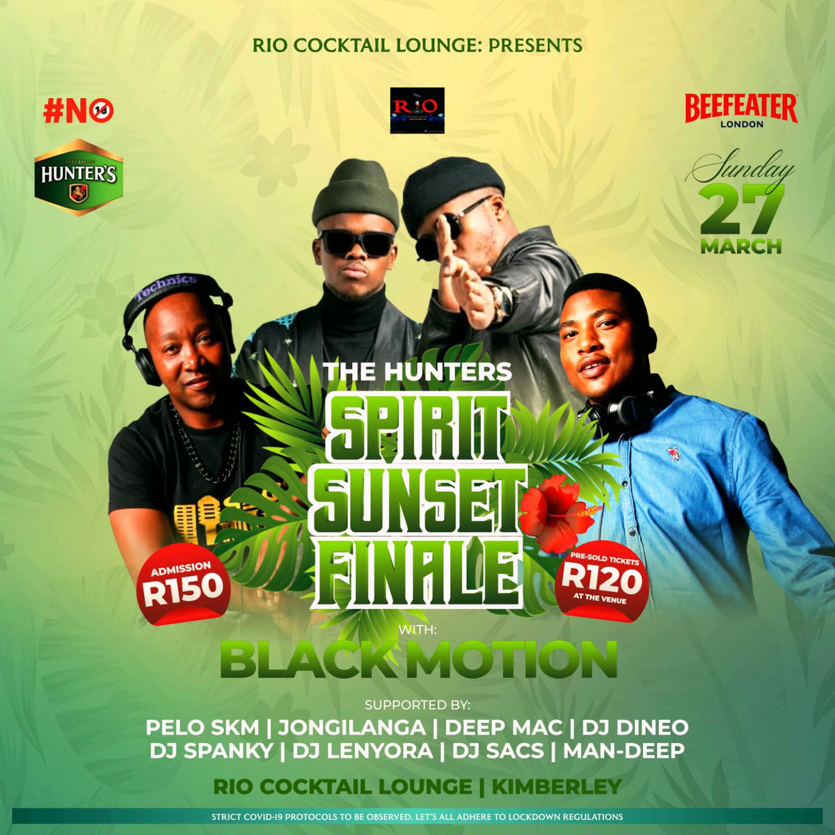 Rio_Lounge's tweet photo. Black Motion are a South African electronic duo known for blending house music with lively indigenous percussion as well as multilingual vocals with an array of guests from the country's thriving dance music community.
Not to be missed πΊπ½ππ½
#WhereStyleMeetsClass https://t.co/6ApVslrzAW
