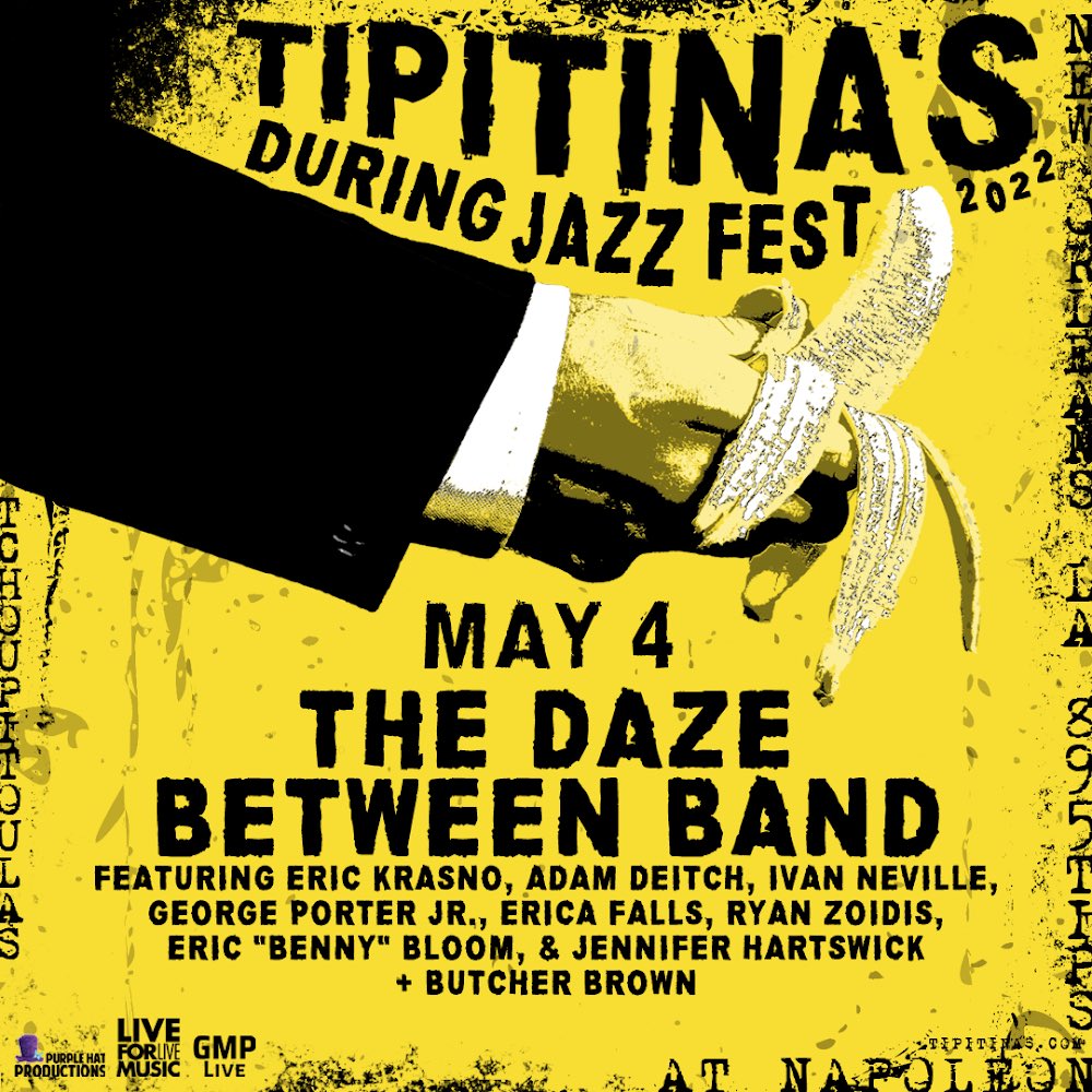 KunjShah87's tweet photo. ๐ this #DazeBetweenBand lineup at @Tipitinas โ๏ธโ๏ธโ๏ธ https://t.co/wK0kCzbv52