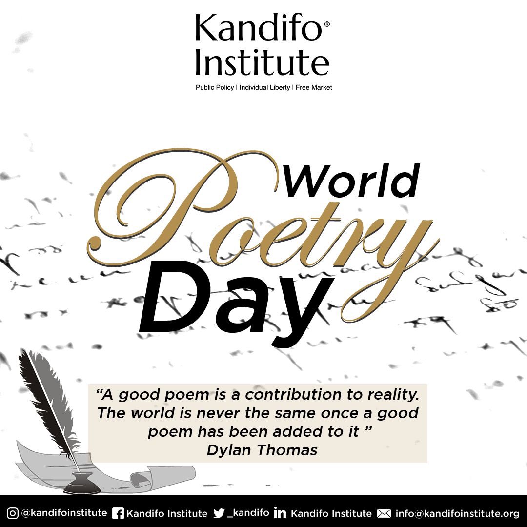 _kandifo's tweet photo. Poetry is a beautiful form of expression. It changes the way people view the world, it inspires others and mend bonds between people and also creates harmony with one another. Happy World Poetry Day! (1/2) https://t.co/b8uKHGz6ii