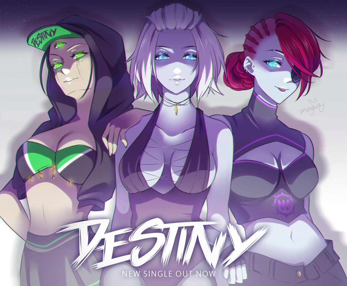 itsmingway's tweet photo. Destiny girlband anyone? 👀💕 #Destiny2 #Destiny2art https://t.co/1qcLAnN2TP