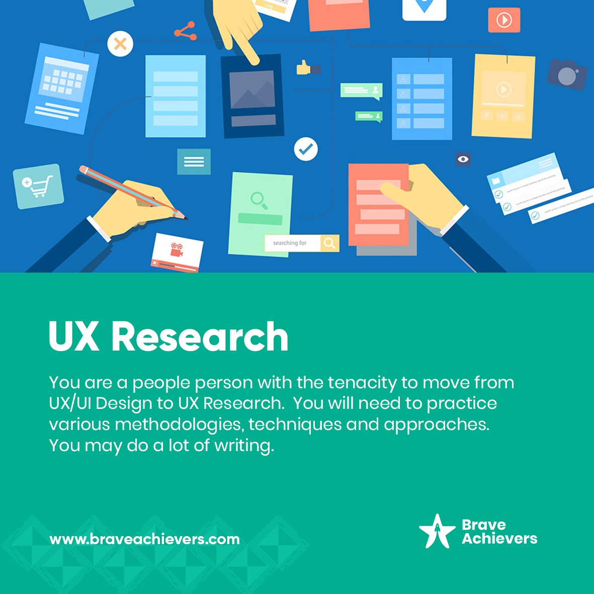 BraveAchievers's tweet image. 2/2
Perhaps, you have heard of GoCreate USA’s 2022 UX/UI Design Bootcamp and you're wondering what UX career path to choose.
Here is an overview of major UX career paths you can try out.
Read more on
gocreateusa.com
#Blacktechtwitter
#uxdesigntools #uiux #uiuxdesign