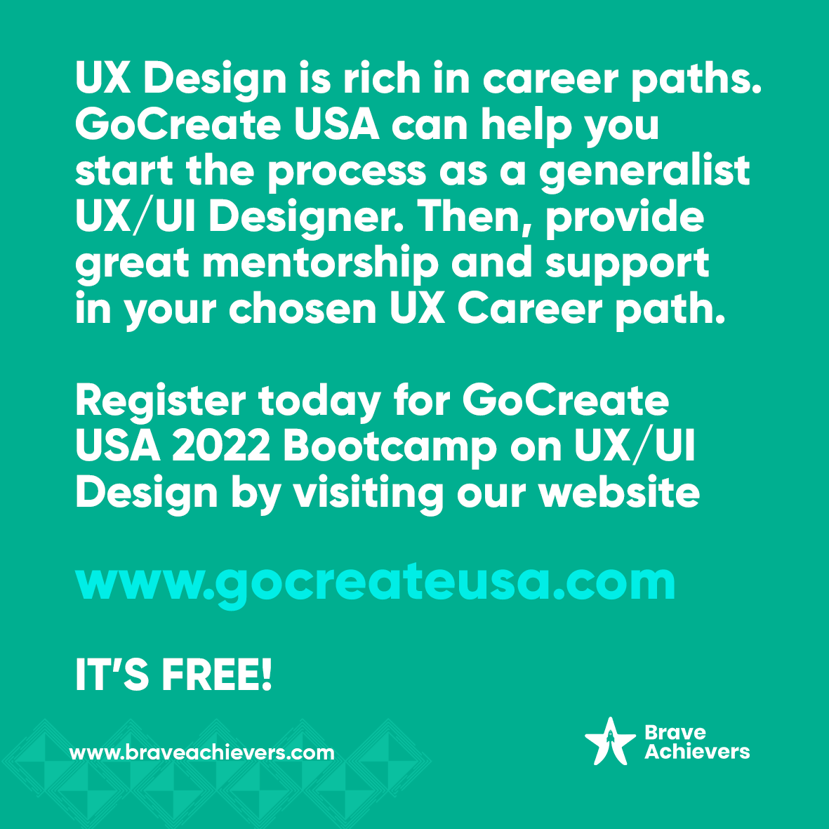 BraveAchievers's tweet image. 2/2
Perhaps, you have heard of GoCreate USA’s 2022 UX/UI Design Bootcamp and you're wondering what UX career path to choose.
Here is an overview of major UX career paths you can try out.
Read more on
gocreateusa.com
#Blacktechtwitter
#uxdesigntools #uiux #uiuxdesign