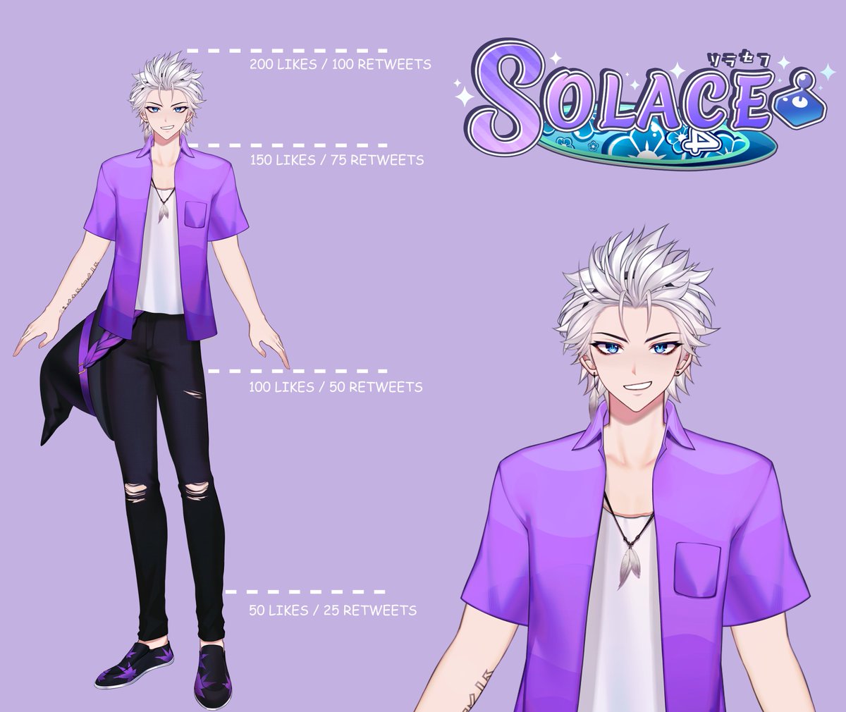 miumi_vt's tweet photo. 🔮✨FULL MODEL UNLOCKED!
Hey there! My name's Solace, your new familiar! Come join me at the study or the beach sometime! 🌊
Twitch: https://t.co/NuaXclaxPm
Tags: 🎨#illusol 🔞#solust 🎬#solclips
Mama: @hauluciel
Papa (wip): @Atelier_Honey https://t.co/6VDvpDFBW4
