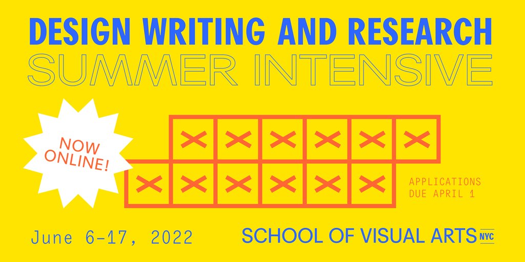 SVA MA Design Research tweet media