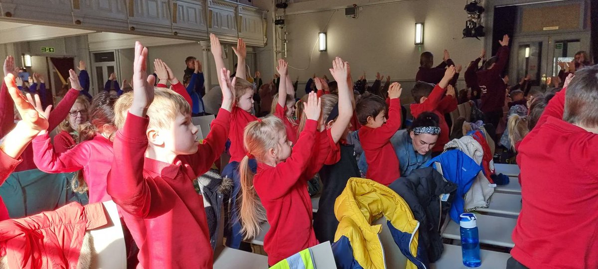 Cumbria Music Hub (@cumbriamusichub) on Twitter photo KS1 Big Sing in Kendal yesterday. Brilliant performances from all the schools, <a href="/ACE_Primary/">Ambleside CE Primary School</a> <a href="/FlookburghCE/">FlookburghCEPrimary</a> <a href="/SelsideSchool/">Selside School</a> <a href="/StaveleySchool/">Staveley CE Primary School</a> Milnthorpe, St Cuthbert's, Storth. Some photos from the morning session, more to follow! KS1 Big Sing in Kendal yesterday. Brilliant performances from all the schools, <a href="/ACE_Primary/">Ambleside CE Primary School</a> <a href="/FlookburghCE/">FlookburghCEPrimary</a> <a href="/SelsideSchool/">Selside School</a> <a href="/StaveleySchool/">Staveley CE Primary School</a> Milnthorpe, St Cuthbert's, Storth. Some photos from the morning session, more to follow!