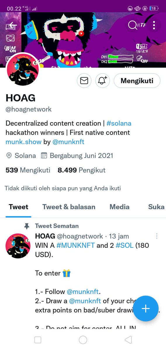 MaryatiKbm's tweet photo. @crypto_bearr @hoagnetwork DONE . WISH ME LUCK 🌻 
IKAN TONGKOL IKAN TERI, SEMOGA NYANTOL JADI REJEKI 💰 https://t.co/eLSecEJSYJ