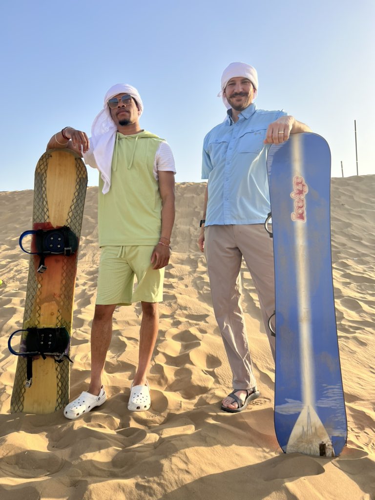 NoahMalone13's tweet photo. Who knew coach and I knew how to sandboard. https://t.co/JINvhXd3pR