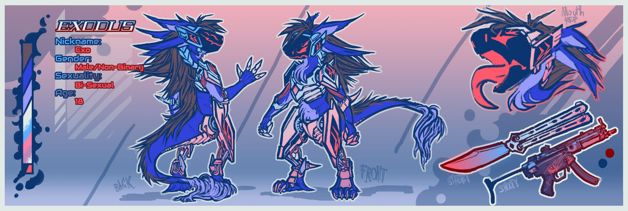 Protogen mask! (His name is Levi) by Horseflythehivewing on DeviantArt