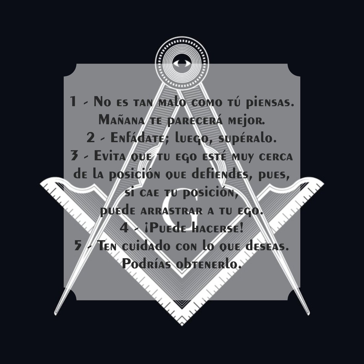 logiaurania163's tweet photo. Un pequeño consejo para nuestros seguidores.

#urania163 #somosuranios #venezuela #carabobo #valencia #masones #masons #freemason https://t.co/RUQGCXozPc
