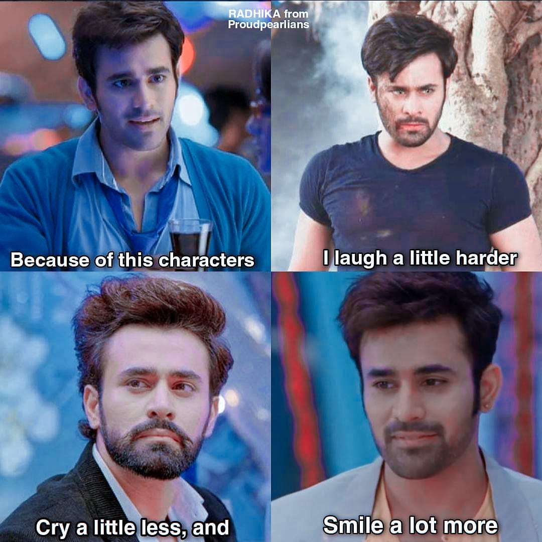 proudpearlians's tweet photo. Because of this characters
I laugh a little harder
Cry a little less, and
Smile a lot more
@pearlvpuri #abeermalhotra #Arjun #raghbirmalhotra #Angadmehra #pearlvpuri #pvp https://t.co/b2FjzA03ro