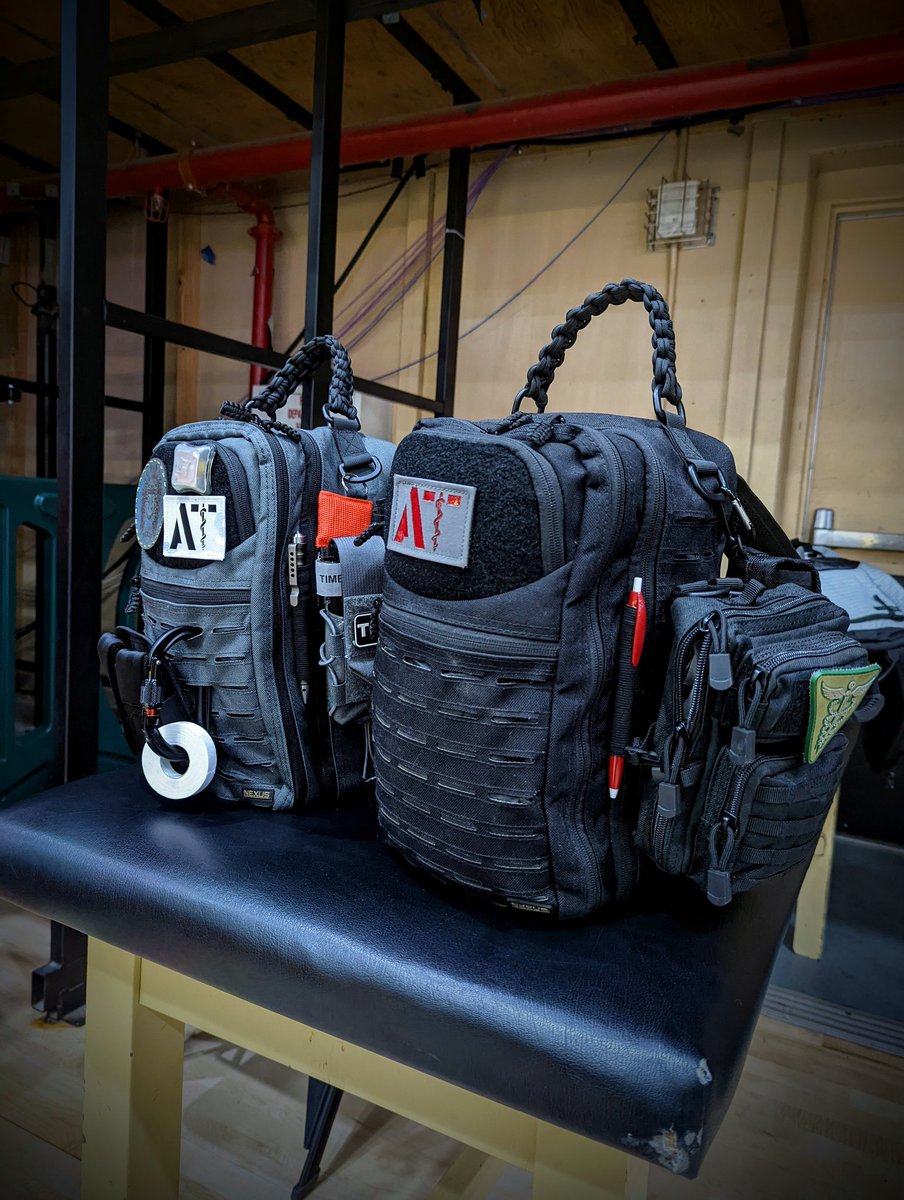 NSportsmed's tweet photo. Nothing makes me happier than working an event with an AT with the 'Bug 🔥.
#ATkit #tacticalgear #edcgear #slingbaggang https://t.co/YqzIaBeP7z