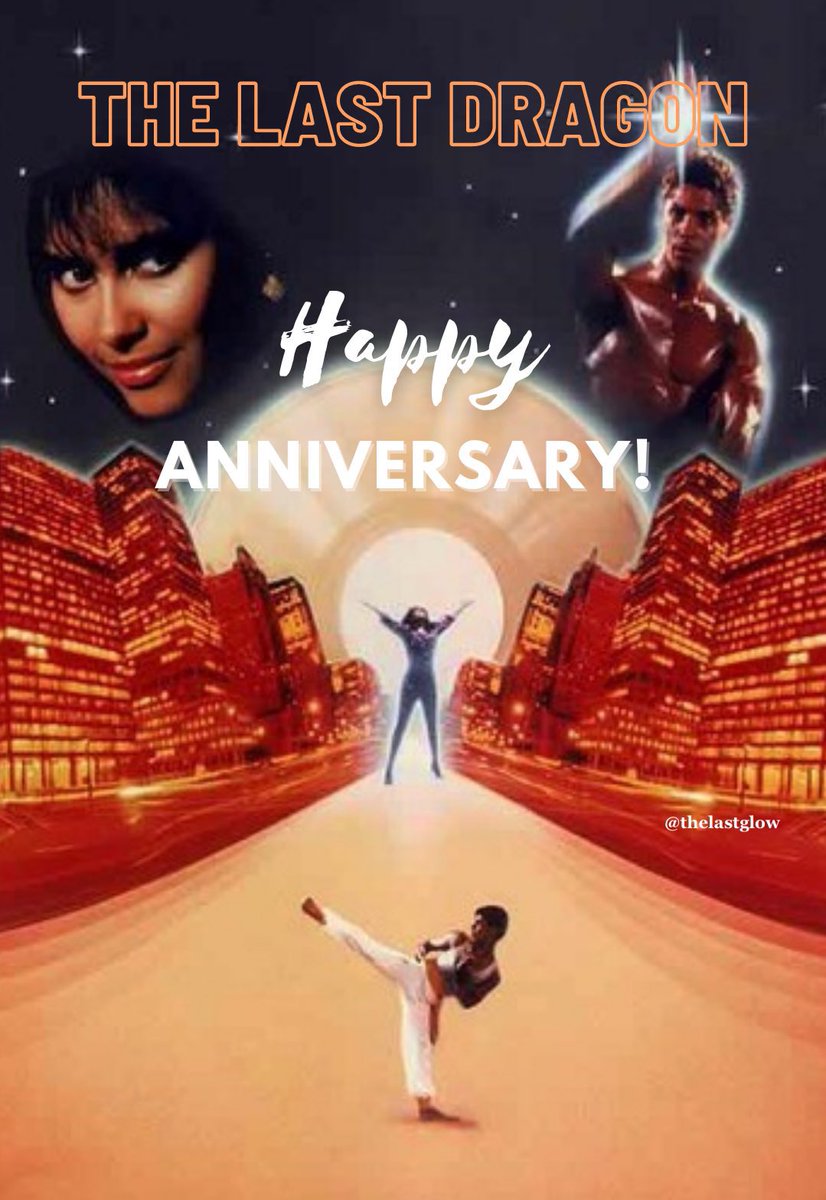 thelastglow's tweet photo. On this day in 1985 the world was introduced to the glorious combination of Kung-Fu and Motown! 

Happy 37th Anniversary to #TheLastDragon! https://t.co/8E2eg1o6PB