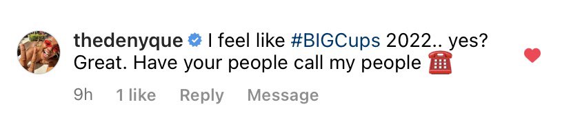 BIGCUPSPARTY's tweet photo. Girllllllll, The phone is ringing! https://t.co/qa4JR4M0ea
