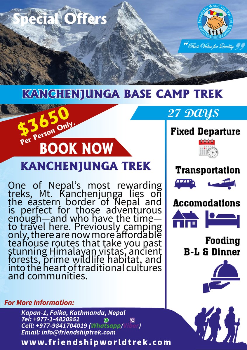 friendship_trek's tweet photo. #Kanchenjunga #Basecamptrek #Friendshipworldtreks #Nepal https://t.co/BBRt9EqJif