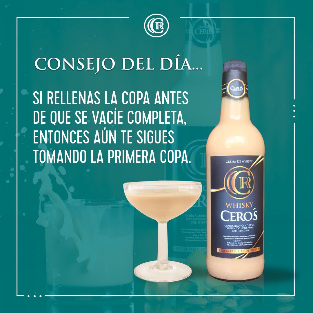 poncheceros's tweet photo. Este consejo es lo mejor que leerás hoy. 👀 🤣

¡De nada!🙌🏼🤩

¿Ya compraste tú Ponche o Crema de Whisky Ceros para tu copa infinita?🍷
#CerosPonche #Caracas https://t.co/g0jhbXJDiS