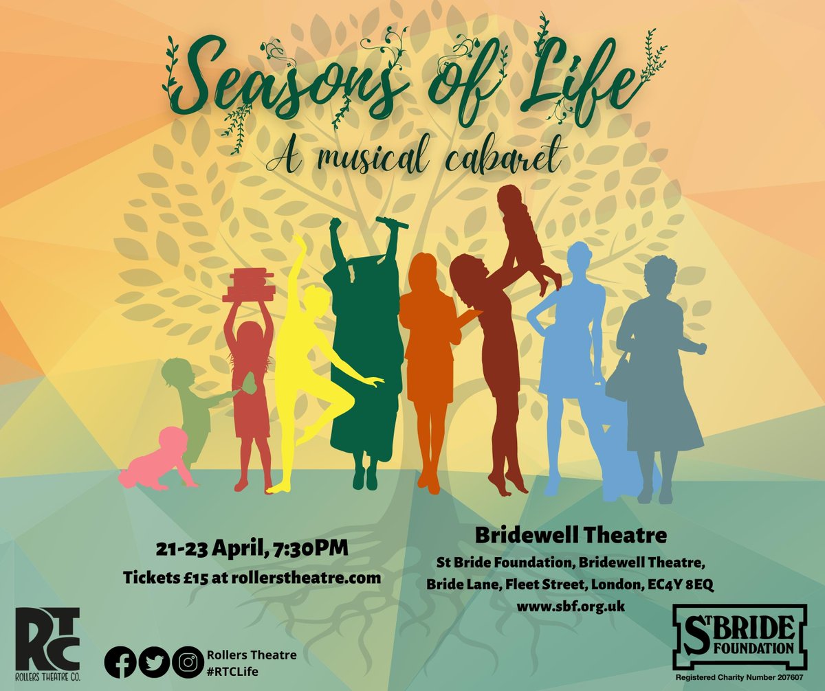 Rollers Theatre (@rollerstheatre) on Twitter photo RTCโs Seasons of Life cabaret gathers the best songs from musicals both young and old to explore what it means to grow up, get old, and live life to the fullest.
Tickets for Rollers' return to the stage are on sale NOW via rollerstheatre.com ๐ญ RTCโs Seasons of Life cabaret gathers the best songs from musicals both young and old to explore what it means to grow up, get old, and live life to the fullest.
Tickets for Rollers' return to the stage are on sale NOW via rollerstheatre.com ๐ญ