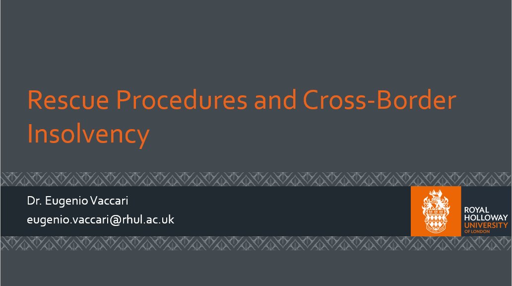 eugevaccari86's tweet photo. Had a real pleasure of having been invited by @AysemV @GoldsmithsUoL to deliver a lecture on #rescue and #crossborder #insolvency to 3rd year LLB students. Lovely experience, looking forward to reciprocate the favour next year! https://t.co/TiYFwSSTMl