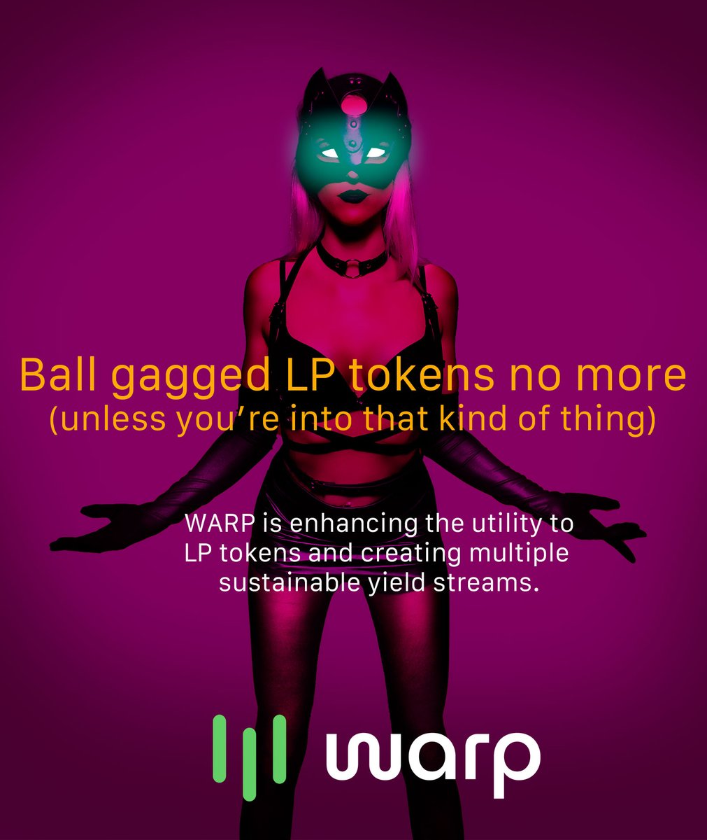 dojitothemoji's tweet photo. DYOR on $WARP // expanding the defi lending universe
#defi #warpmeme #warpart https://t.co/2aiFmG96FX