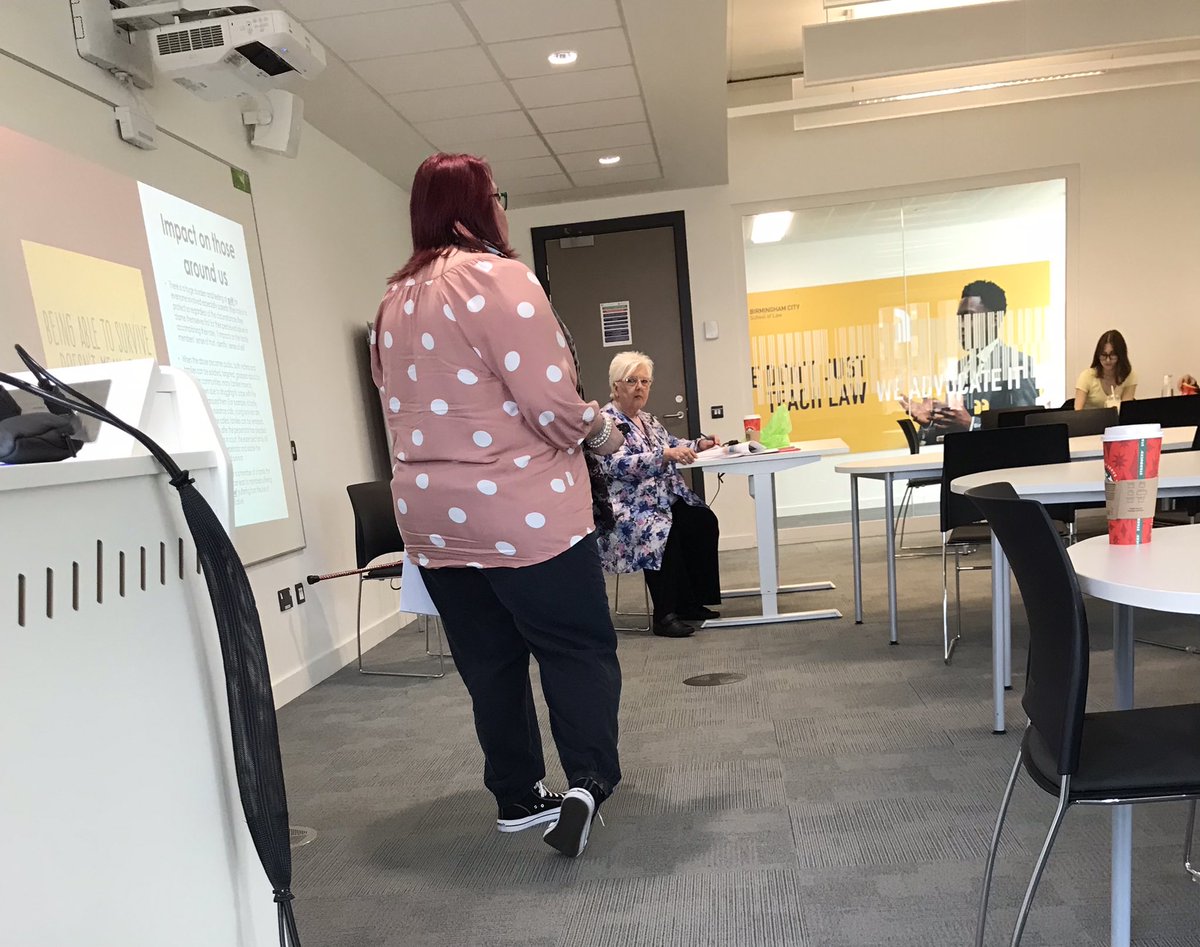 BcuPolicing's tweet photo. It was great to have guest speakers in today from Axis, discussing the ‘dos and don’ts’ for future officers when dealing with victims of sexual violence. And to hear from an ISVA’s perspective and Dawn & Sue got a well-deserved round of applause from our @BcuPolicing students! https://t.co/PmL1UZR3nH
