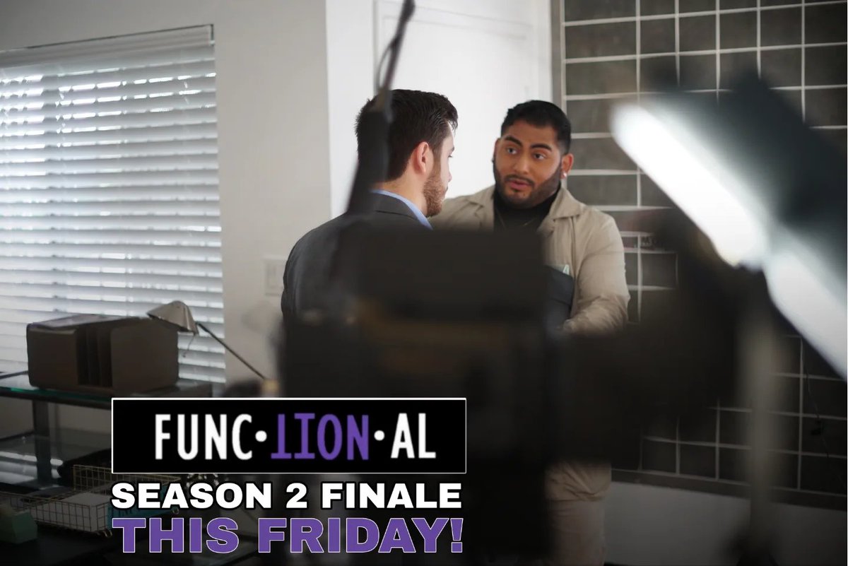 functionalserie's tweet image. It&apos;s all come down to this.
Our Season 2 Finale air THIS FRIDAY!
Don&apos;t miss it! 🌈🍺

 #getyourSHOTtogether #FunctionalSeason2