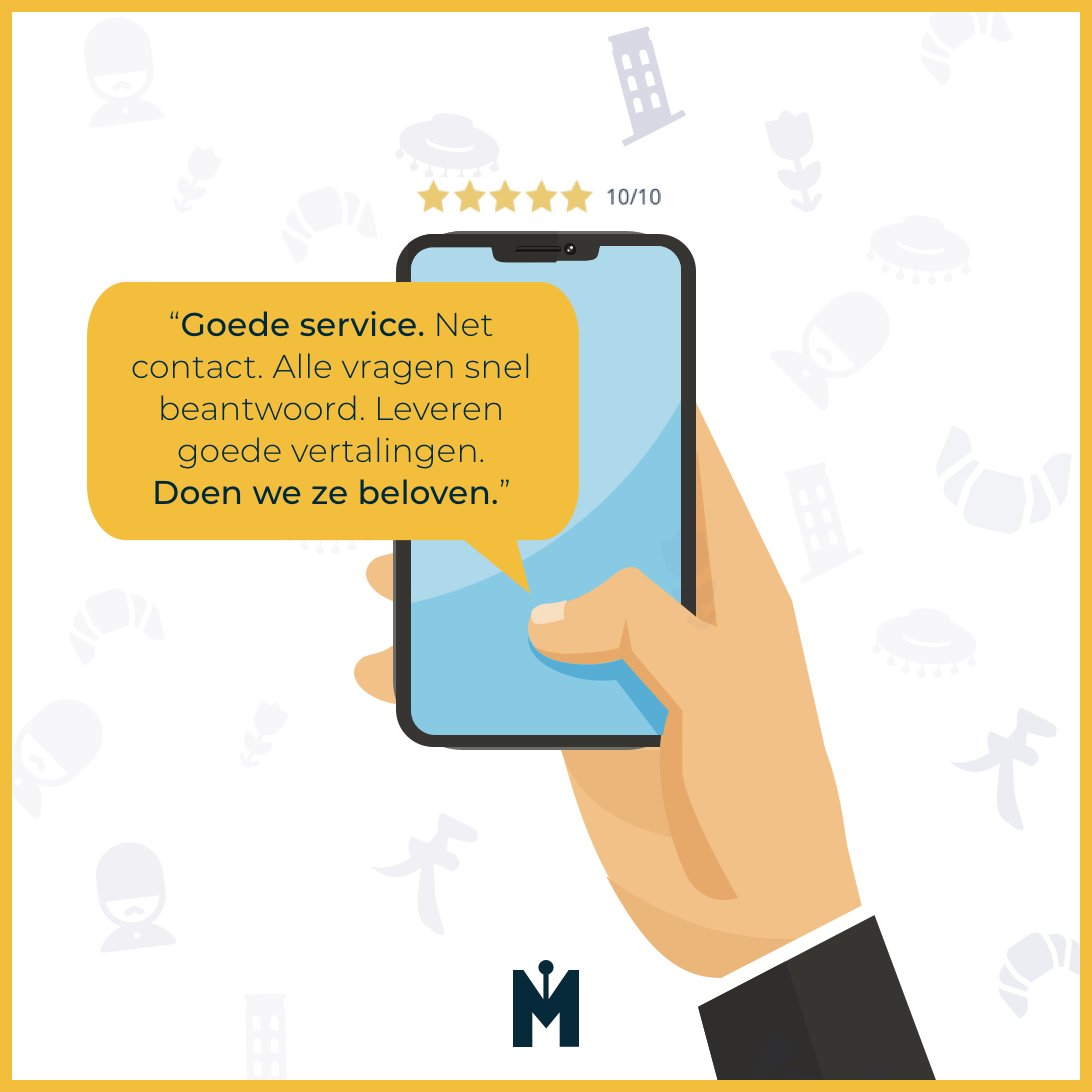 En zo is het! #blijeklant