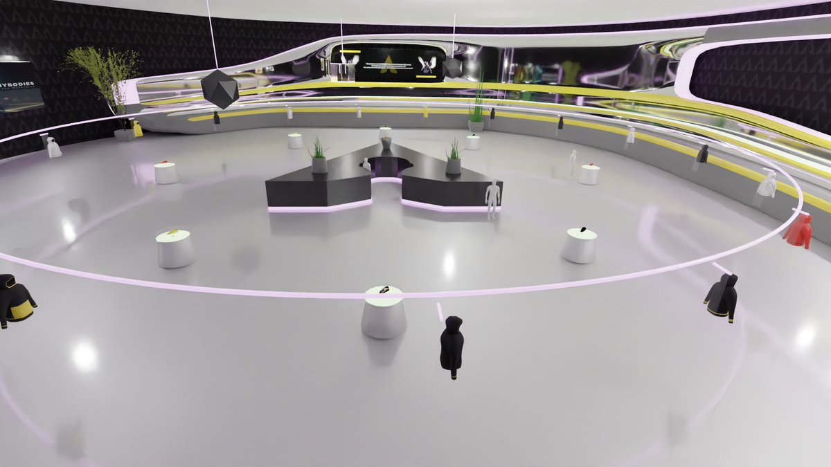 lofts_club's tweet photo. We are pleased to announced that @AnybodiesNFT are the second residents of the Agora 🥂

They will be able to showcase their latest fashion releases and NFT products in an innovative web 3 manner 🛍️

Here are the proof of concept visuals of what their store will look like ! https://t.co/KHV7mtz0lU