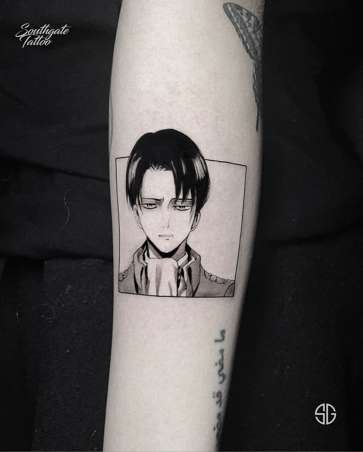 Southgate SG Tattoo  Piercing Studio on Twitter  Levi Ackerman  anime  character from attackontitan perfected by our resident oscrtttst  Booksinfo in our Bio southgatetattoo    leviackerman  leviackermantattoo attackontitan 