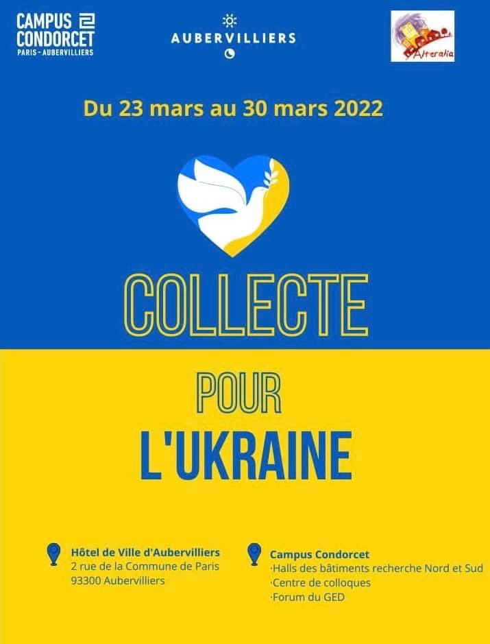 francletkarine's tweet photo. #SolidariteUkraine 🇺🇦
Face à la situation tragique en Ukraine, la Ville d’#Aubervilliers organise, avec le @CampusCondorcet et l’association #Alteralia, une collecte en soutien aux Ukrainiens.
➡️ https://t.co/mUCCXavHQo
#AubervilliersSolidaire https://t.co/3tIn94DSqZ