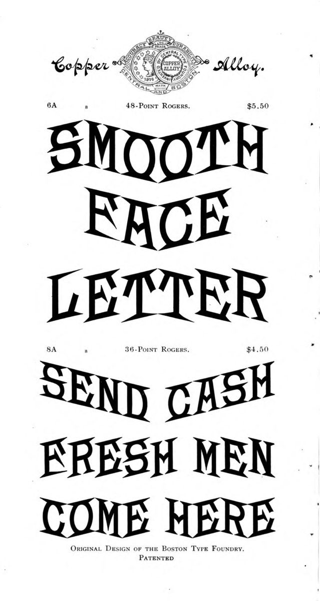 Awesome specimen page for an awesome typeface.
archive.org/details/Centra…