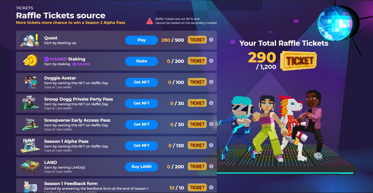 blinders_crypto's tweet photo. @TheSandboxGame I just participated in the daily #SandboxAlphaS2Contest for a chance to earn up to 1,000 $SAND! Starting March 22 - Ticket Day. Check out my screenshot below!
👇 #SandboxAlphaS2 https://t.co/Kb4Me5R1Nv