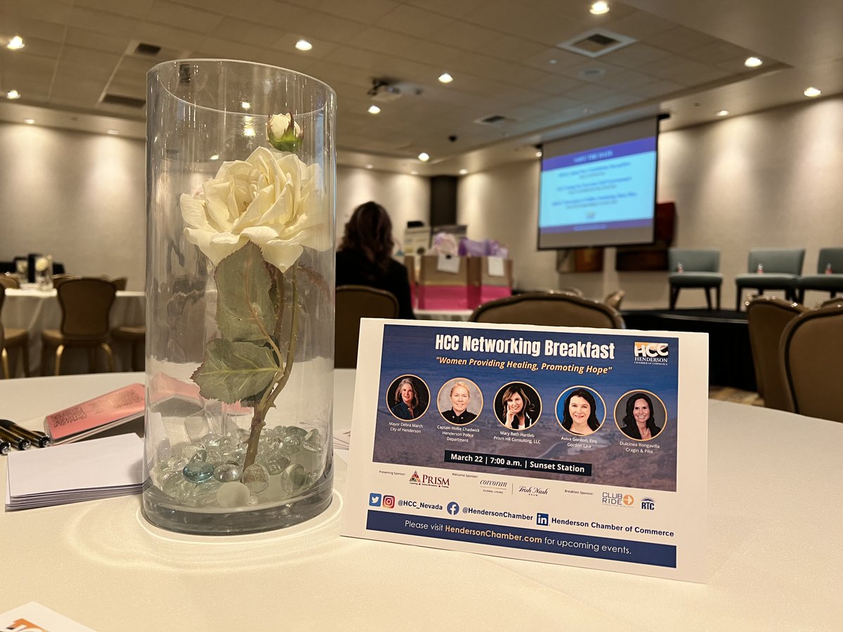 GYCvegas's tweet photo. We had such an amazing time at the @HCC_Nevada's Networking Breakfast celebrating Women's History Month this morning! Always great to hear from, connect with and celebrate other #bossladies, #leaders, and #entrepreneurs.
#womenshistorymonth #HERstory #HCC #lasvegaspr #vegasprpro https://t.co/PT9fFR7Z0W