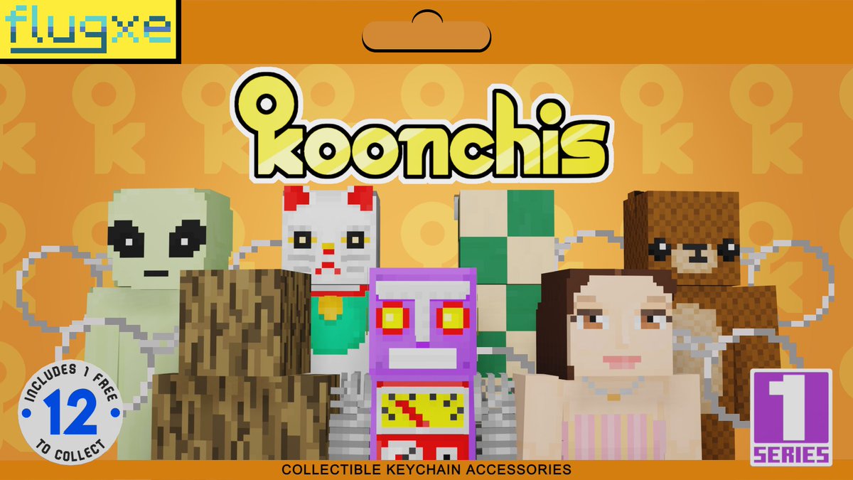 flugxe's tweet image. Accessorise with Koonchis! #Koonchis are collectible keychain accessories 🔑 Get a random koonchi in every pack or head over to the @MinecraftMarket now and collect all 12 for just 310 🪙 Minecoins! Even includes a free koonchi for you to try! 🙌🏼