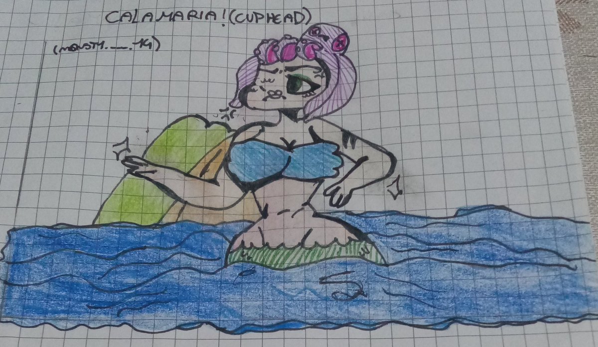Calamaria!
I don't know but oc tik tok I see this trend to draw Calamaria in your style :|
Do y'all like it?
#calamariacuphead #cupheadfanart