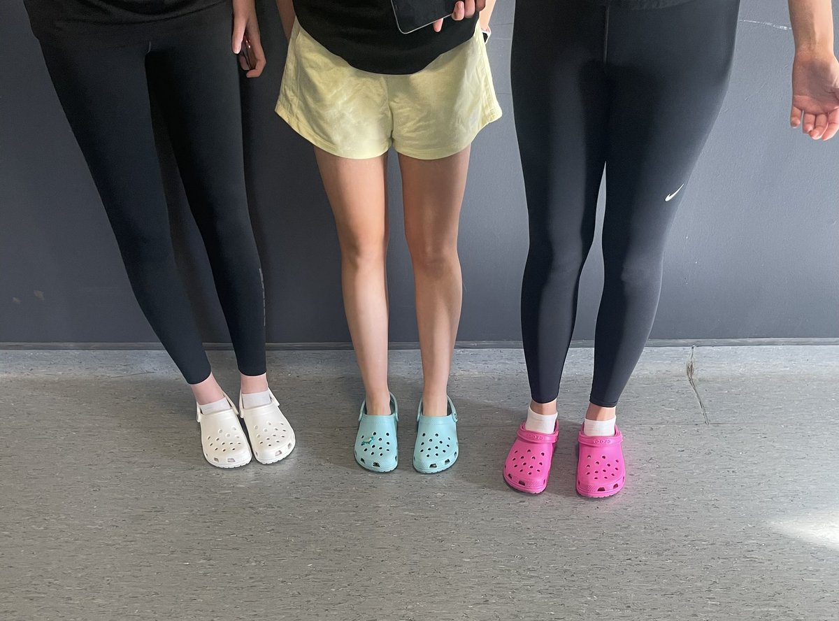 bogan_miss's tweet photo. ‘Miss, we thought this would cheer you up.’ You certainly did girls!🤣🌈❤️How lucky are we to teach absolute diamonds like this?! 💎 #crocgate https://t.co/cnfijfjWAe