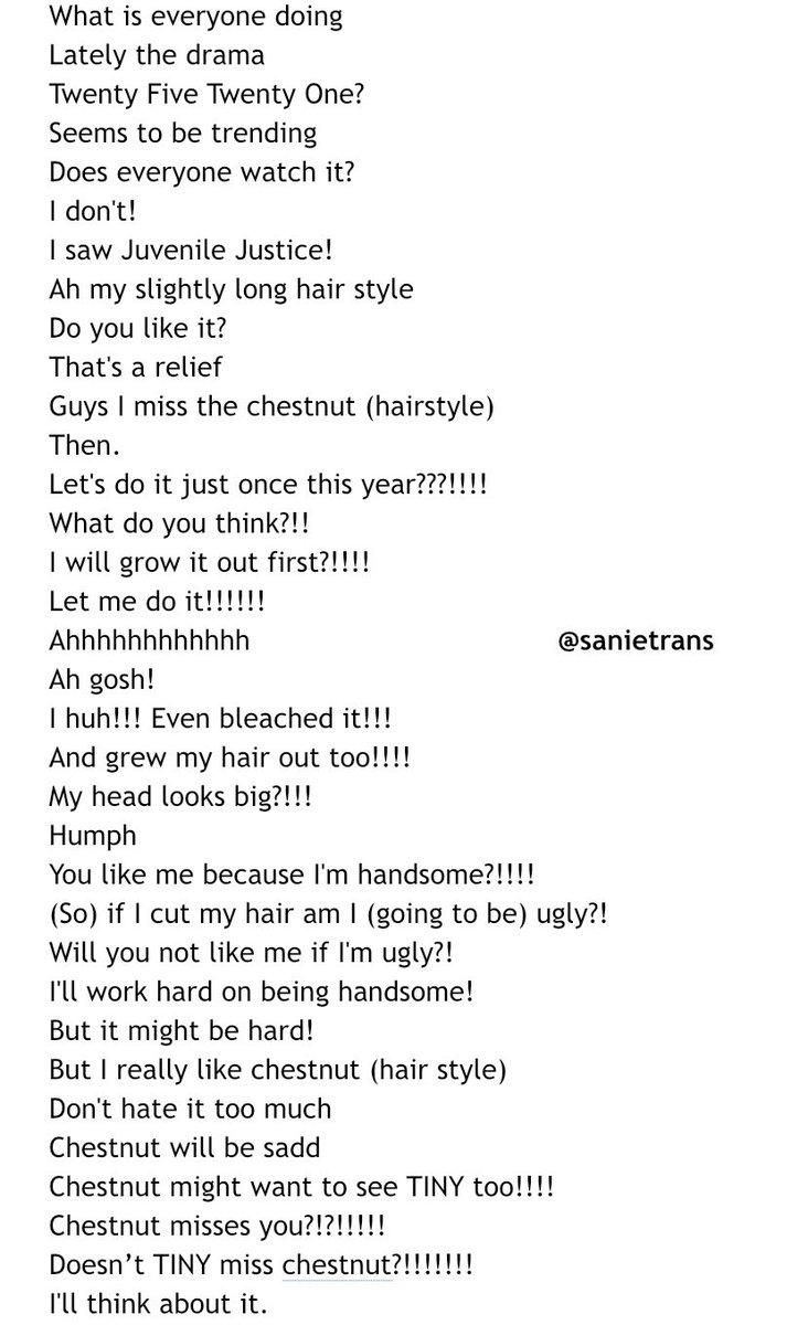 san_verse's tweet photo. [💬] 220322 – 9:55PM KST

‘Deureureureuk
Gather arounddddd’ https://t.co/ScvVWapOfE