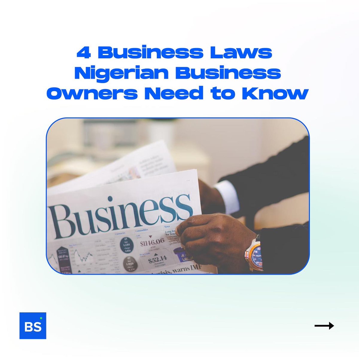 BusinessStance's tweet photo. Being a Nigerian business owner is not for the weak. You are constantly putting out fires. 

To cushion the stress, here are four business laws we recommend that every Nigerian business owner pay rapt attention to. 

Got more? Tell us 

#businessstance #businesslaws https://t.co/oXSdtHUjjD