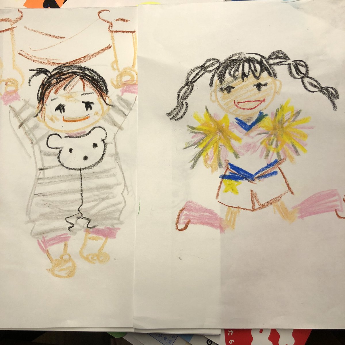 可愛いので無断であげちゃう。妻画の我が家の娘たち。 