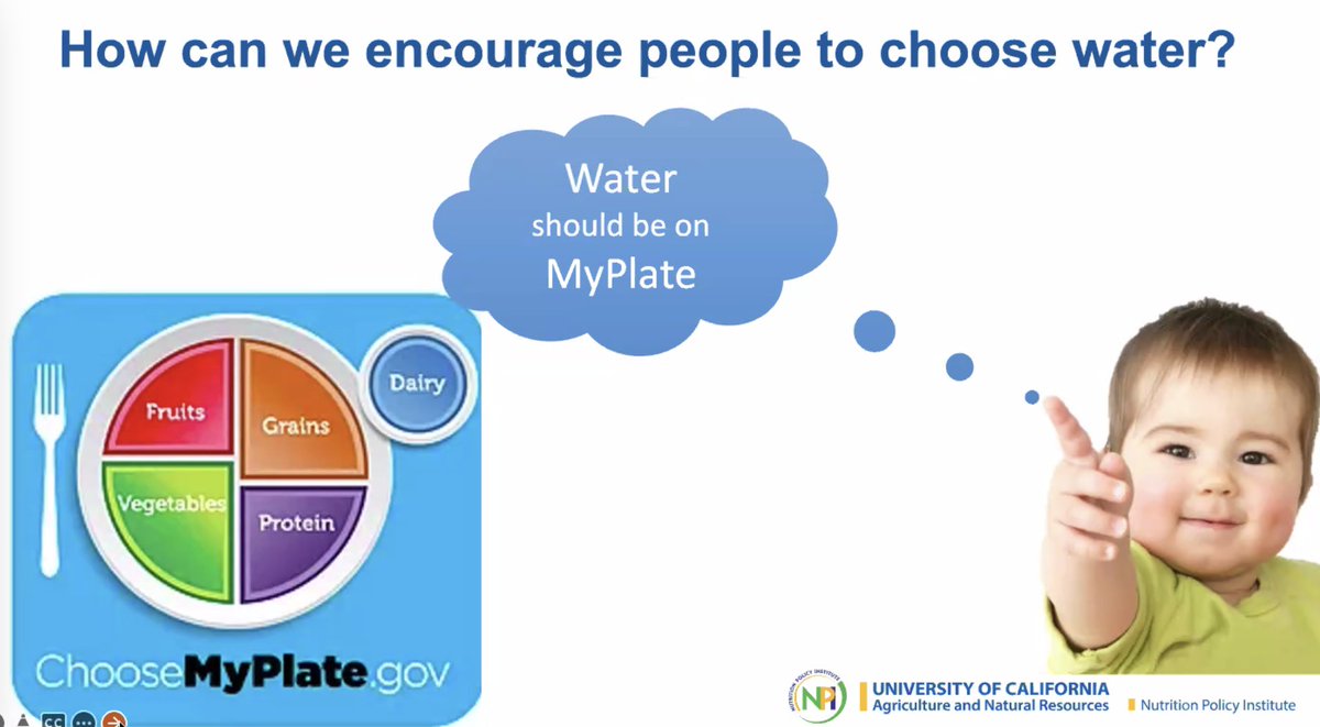 We need water on <a href="/MyPlate/">MyPlate.com</a> 
Thank you @ceahecht 
Great presentation on the Water Talk for the 2022 <a href="/UN_Water/">UN-Water</a>
