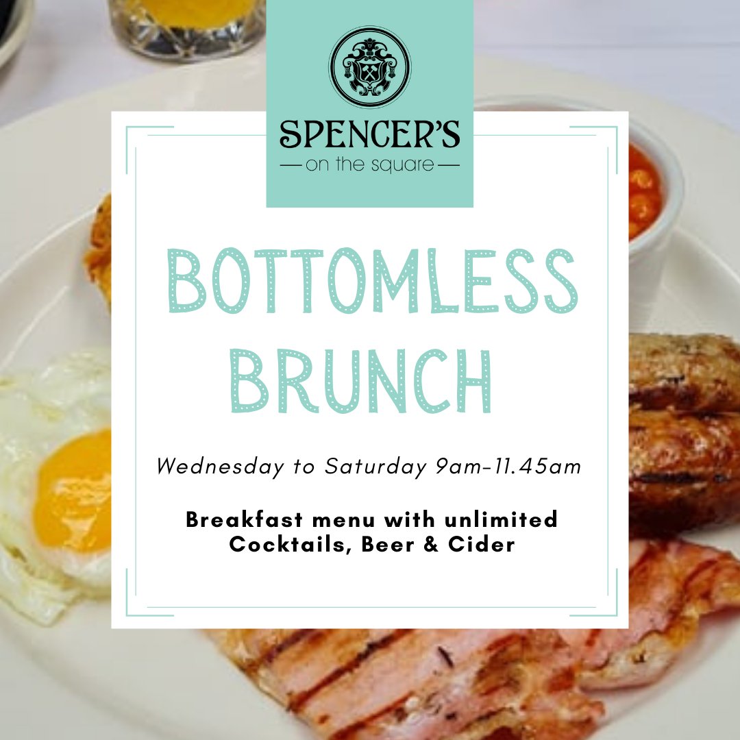 Spencersretford's tweet photo. 🍽🥂 Relax and enjoy a leisurely Bottomless Brunch or Bottomless Lunch this week with us at @Spencersretford. To book your table, call the Restaurant Team on 01777 800230☎️
#bottomlessbrunch #bottomlesslunch #lunchtime #lunchtimedining #LeisurelyLunch #LeisurelyBrunch #brunchtime https://t.co/0T4nclKm7A