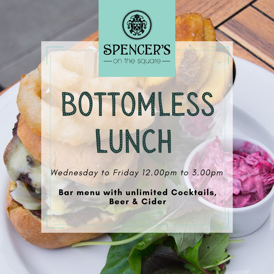 Spencersretford's tweet photo. 🍽🥂 Relax and enjoy a leisurely Bottomless Brunch or Bottomless Lunch this week with us at @Spencersretford. To book your table, call the Restaurant Team on 01777 800230☎️
#bottomlessbrunch #bottomlesslunch #lunchtime #lunchtimedining #LeisurelyLunch #LeisurelyBrunch #brunchtime https://t.co/0T4nclKm7A