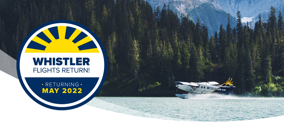 Hey Whistler! Get ready to see us for another season on Green Lake this season! Flights return in May. Experience Whistler's ultimate lift ticket with direct flights from Vancouver &amp; Victoria! And, to celebrate the relaunch we're offering some great fares! bit.ly/3gzA4YG