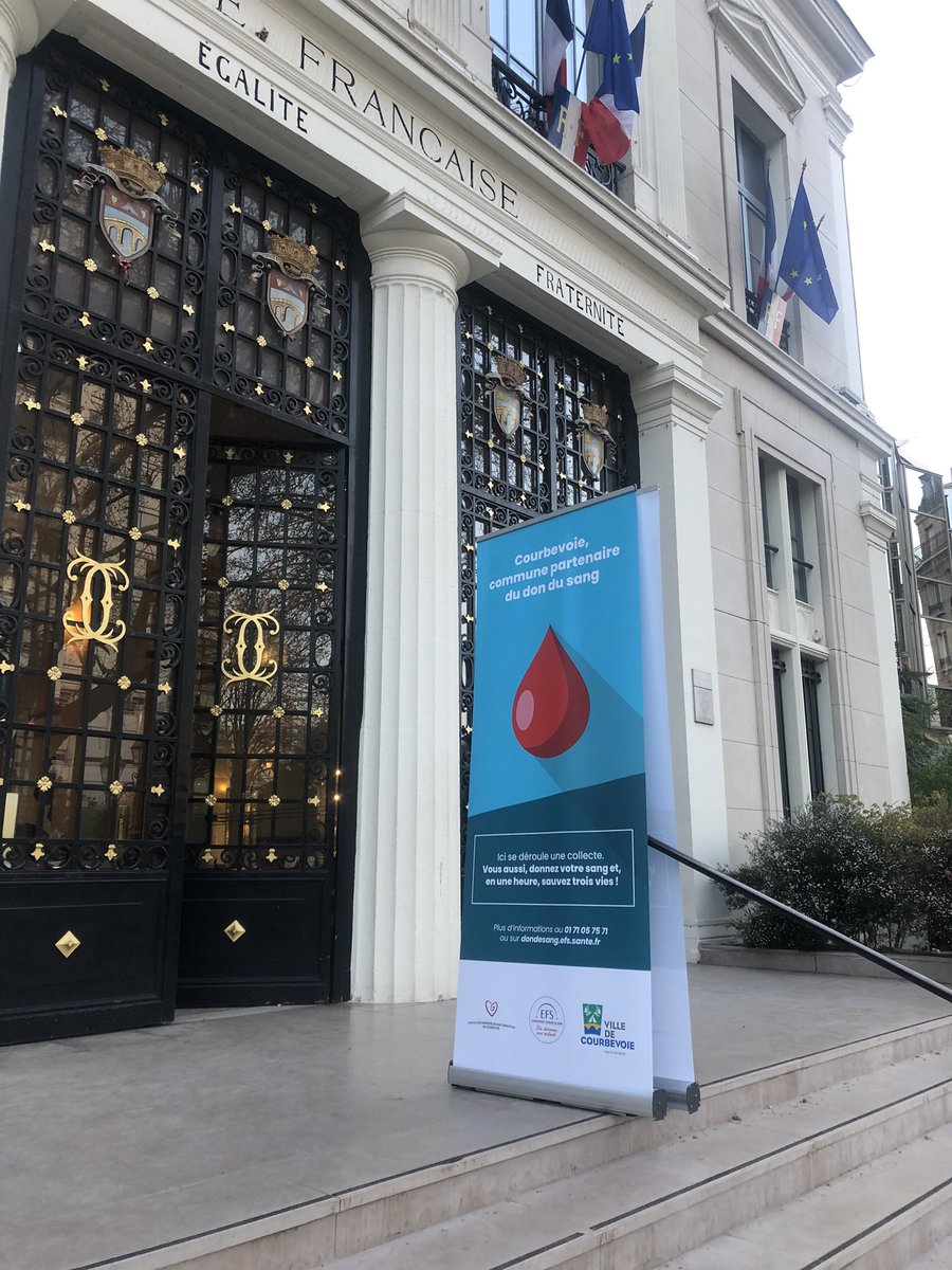 jakossowski's tweet photo. La @VilleCourbevoie fière de ses ❤️❤️❤️, est partenaire @EFS_dondesang. Une nouvelle collecte était organisée par leur merveilleuse équipe aujourd’hui dans l’Ancienne mairie.
Chacun a le pouvoir de sauver des vies. https://t.co/Vli3qMEjCX