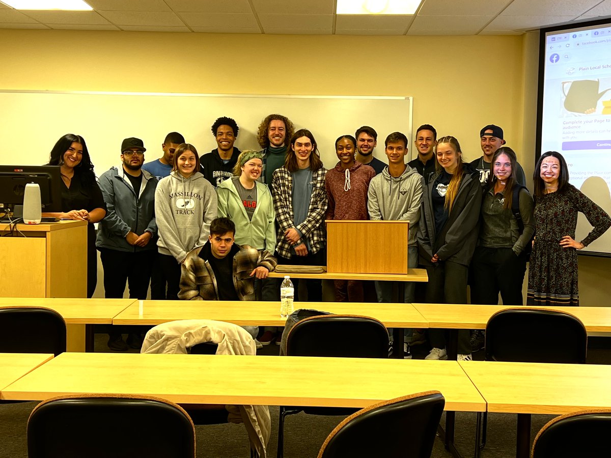 Our PR Director Mary Beddell presented to <a href="/MaloneU/">Malone University</a> students this morning about social media and crisis management. 

#partnersinplain