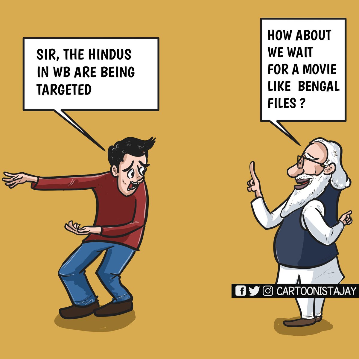 Cartoonistajay's tweet photo. #WestBengal https://t.co/VV4DyXJpXZ