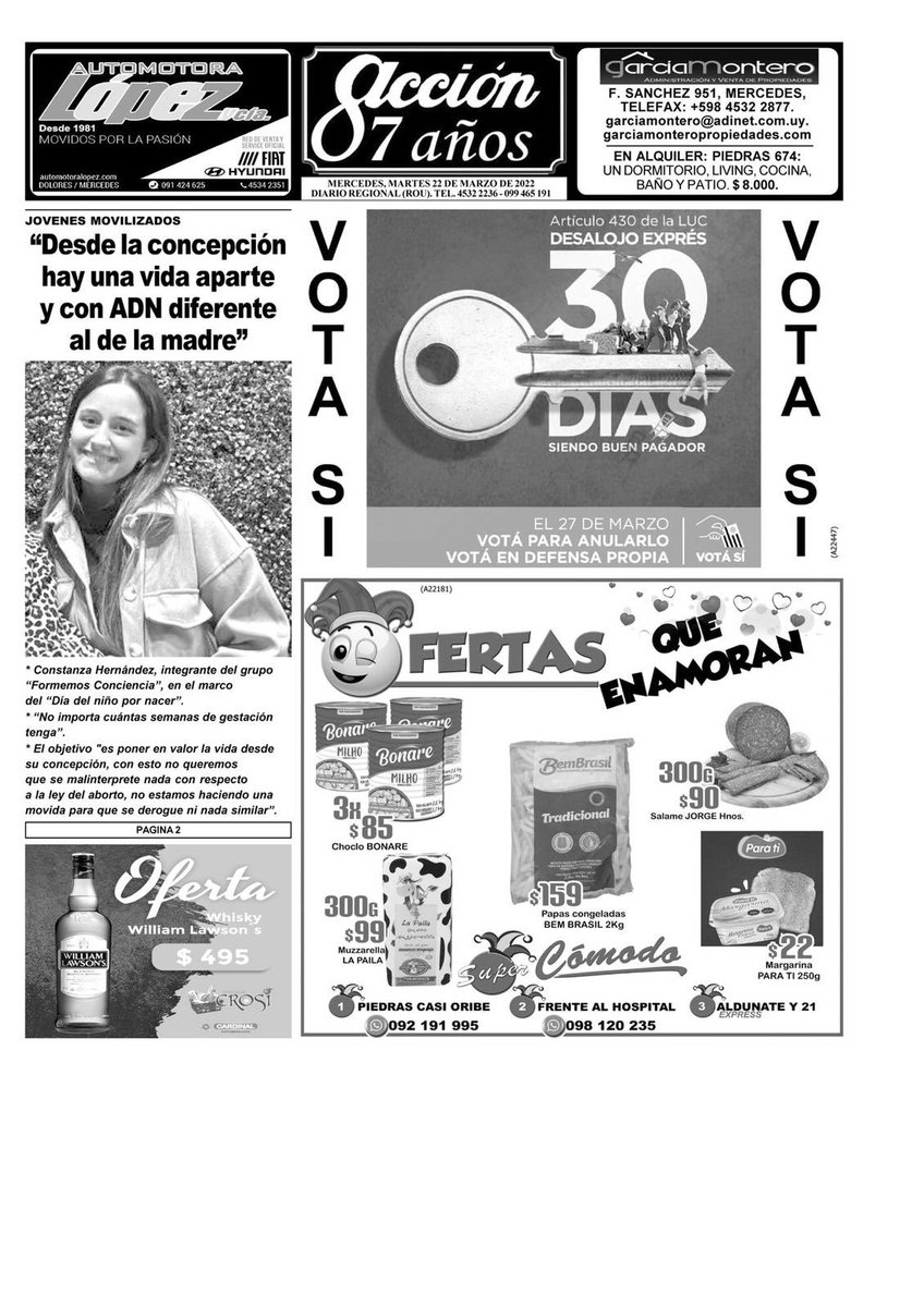 MariaRocampod18's tweet photo. Comparto la nota que le hicieron a la crack de @cotihernandezz por el Día del niño por nacer que es este viernes 25 de marzo. 

La vida la defendemos todos los días y existe desde la concepción. https://t.co/DhkZixP5Am