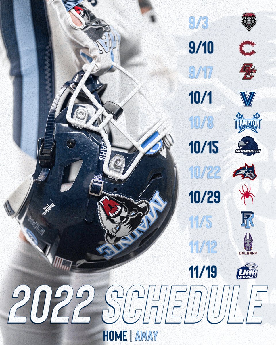 Mark your calendars! 📆 The 2022 schedule has arrived!

Details: bit.ly/36G8cBG
Tickets: bit.ly/3IvWCGk

#BlackBearNation | #CAAFB